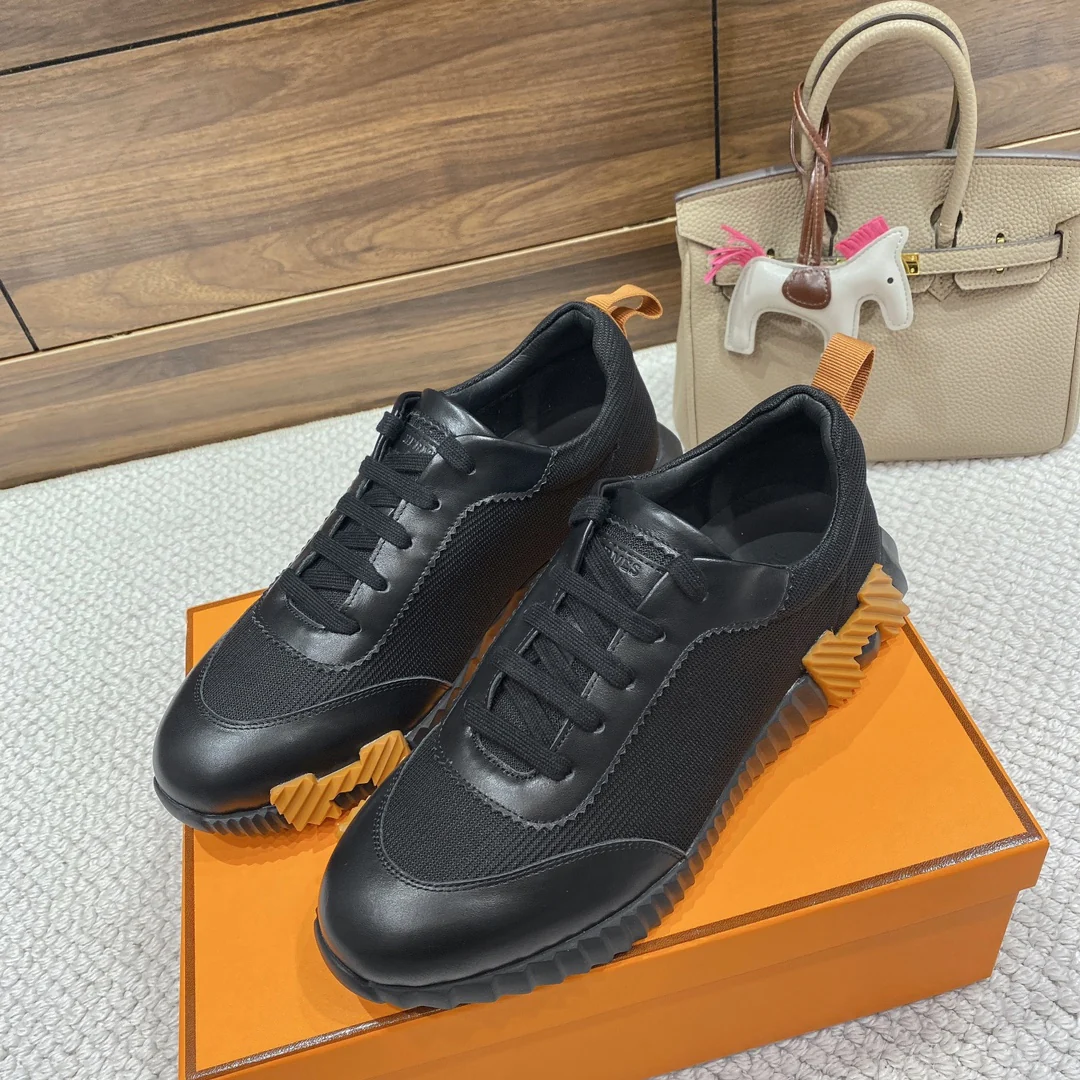 Весенняя коллекция Hermes 2022 — Спортивная повседневная обувь — Унисекс — Черный