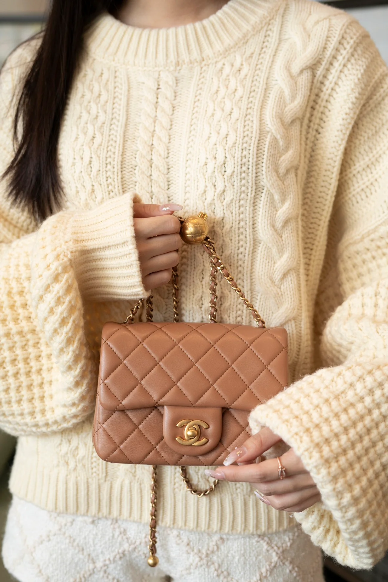 Chanel CF Gold Ball Square Fat Edition - цвет 