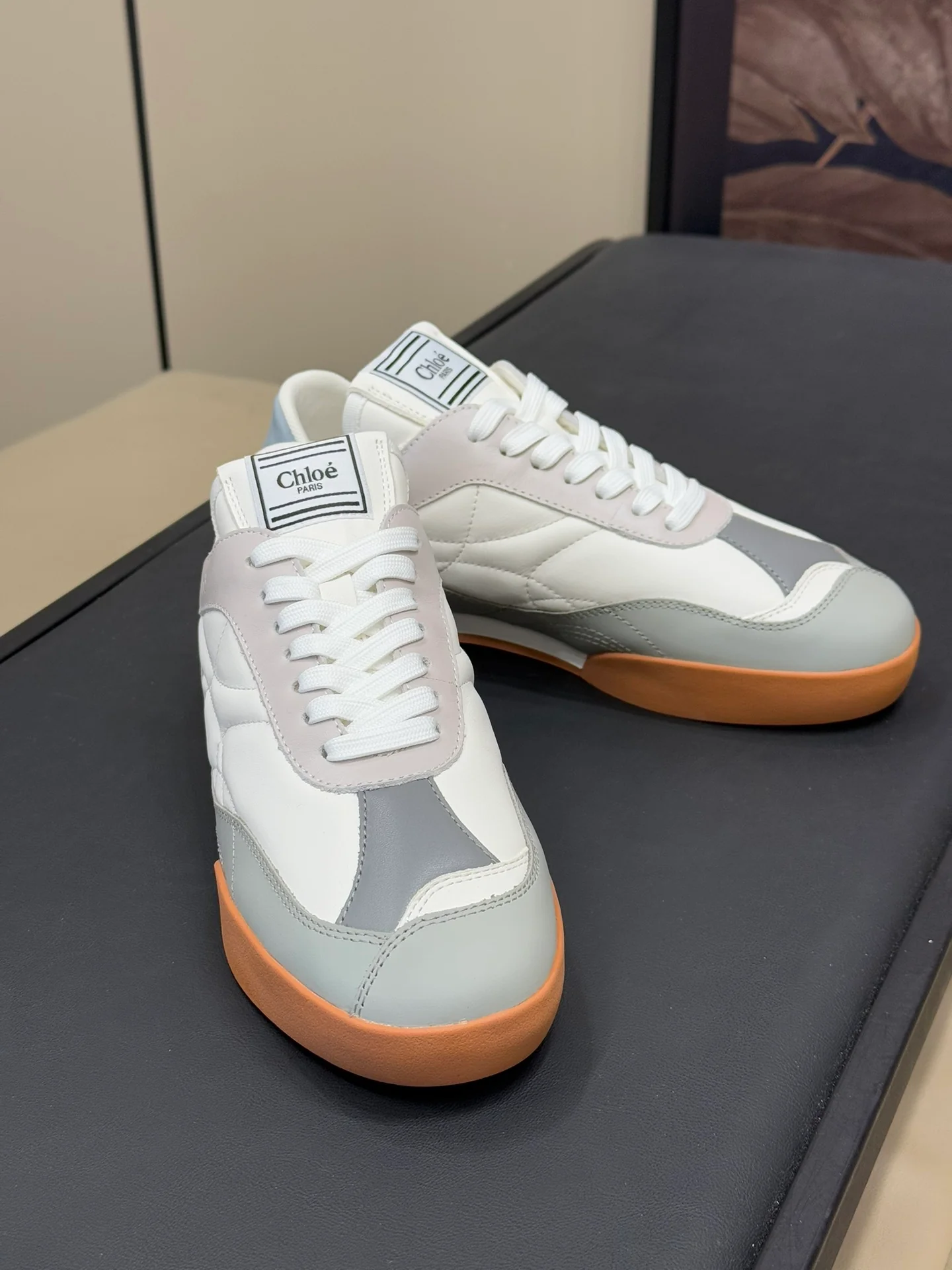 Повседневные туфли Chloe 2024 - серые