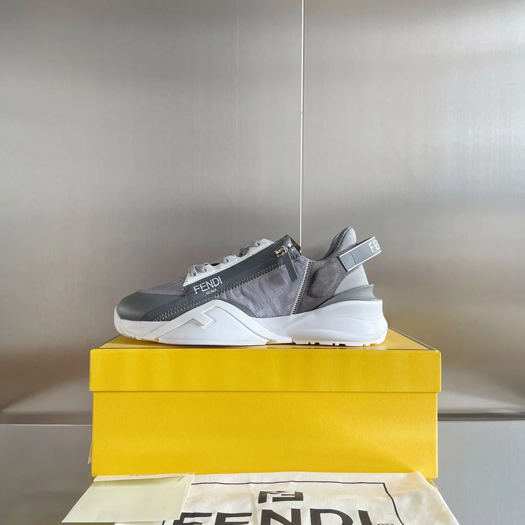 Fendi - Повседневные кроссовки - Светло-серые