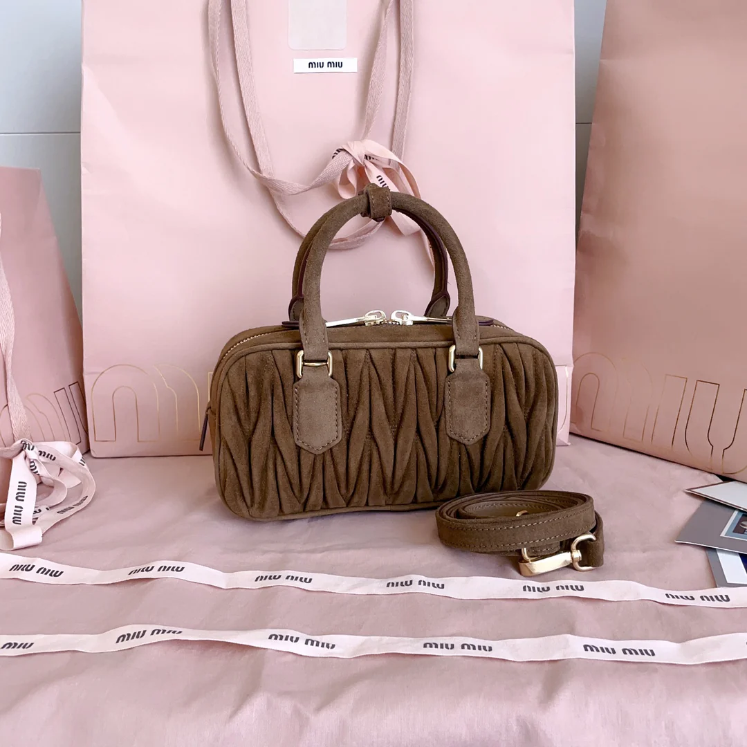 Сумка для боулинга Miu Miu-5bb142 из замши