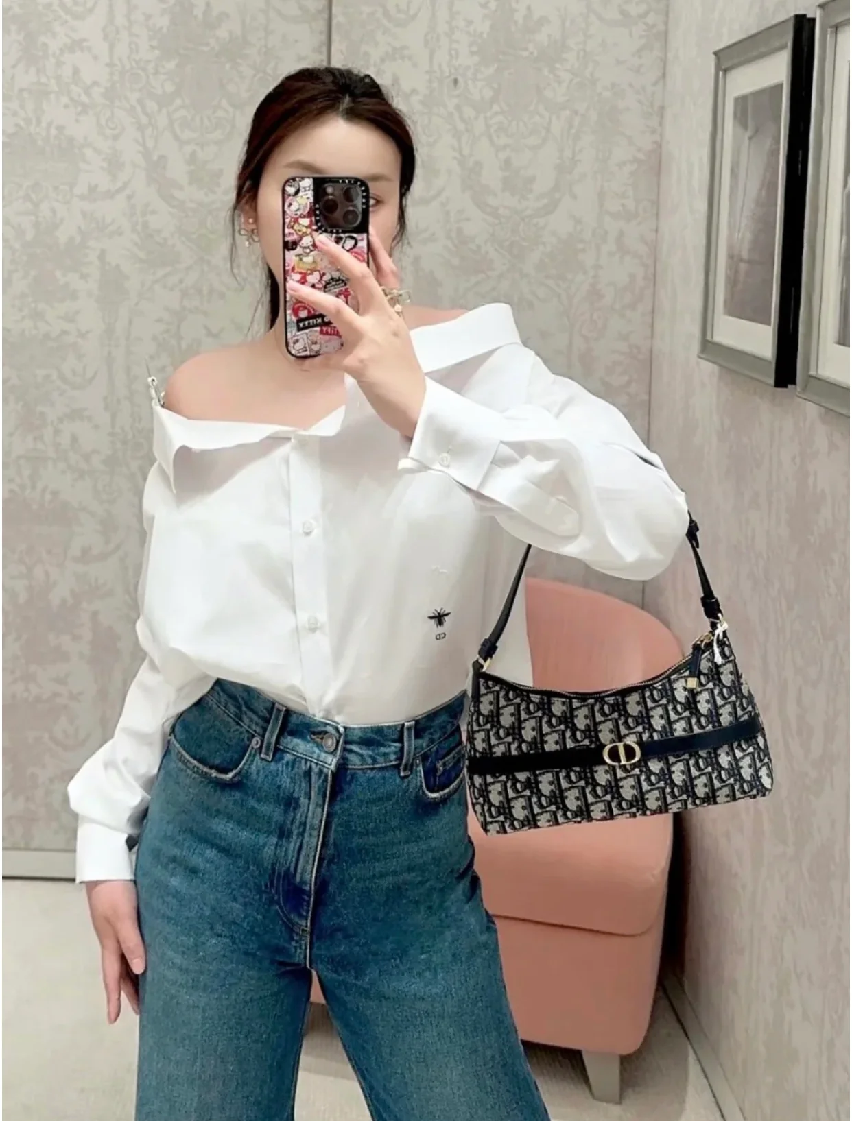 Dior Hobo Dumplings - Monogram Canvas