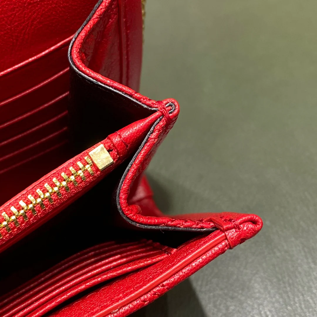 Сумка YSL-Becky из овечьей кожи с ромбовидной стёжкой и цепочкой - 2 шт.