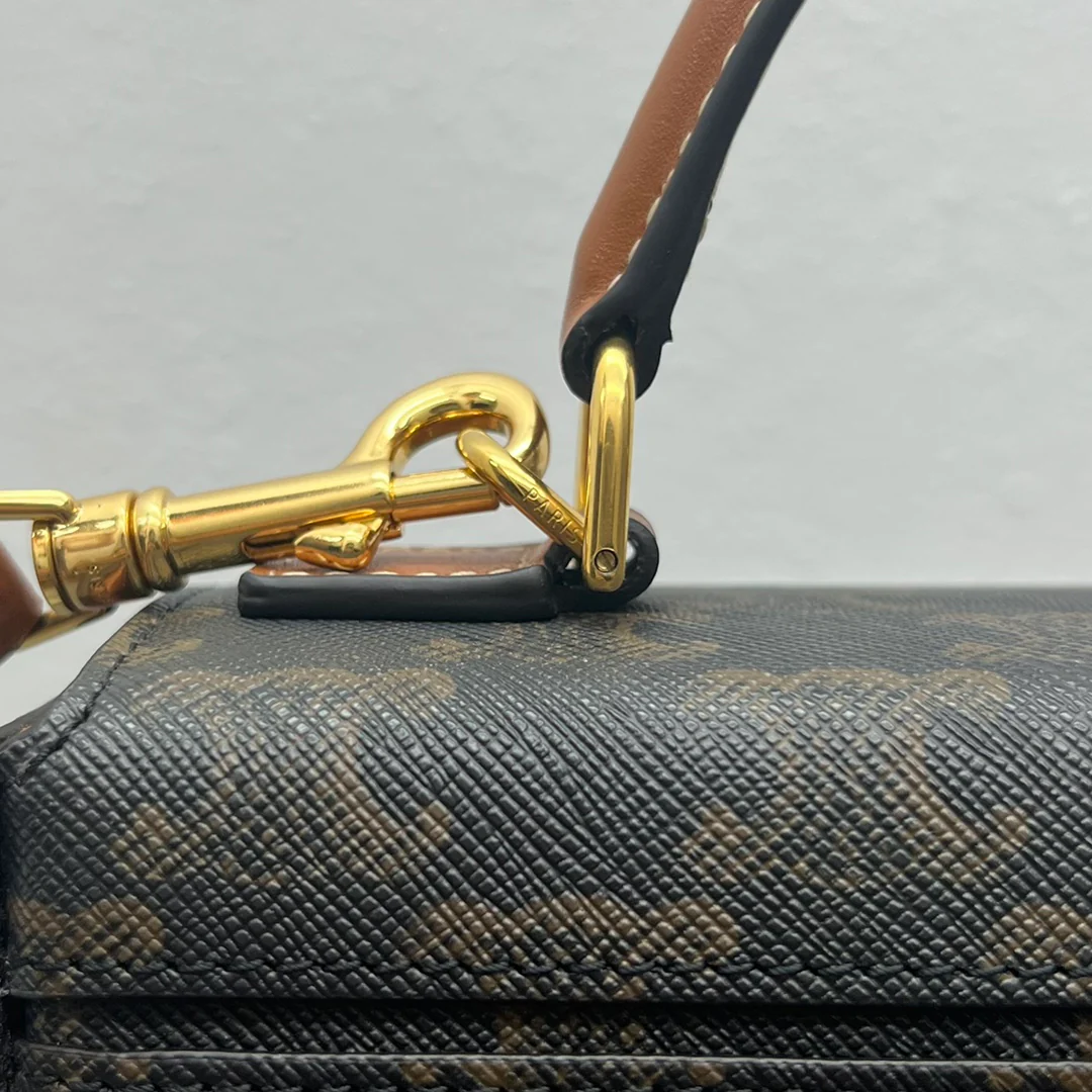 Сумка Celine Box Triomphe - Monogram, коричневая.