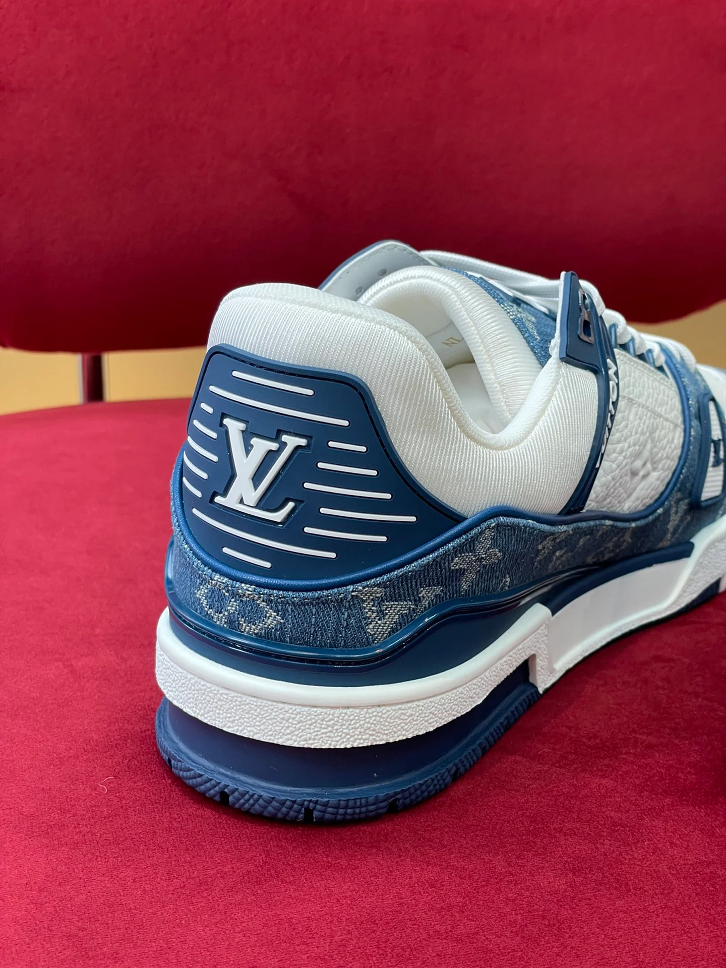 Кроссовки LV Trainer Series - Спортивная обувь - Унисекс - Бело-синие