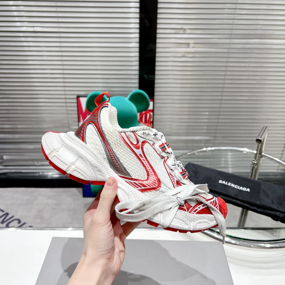 Кроссовки Balenciaga Mesh - Парные - Белые