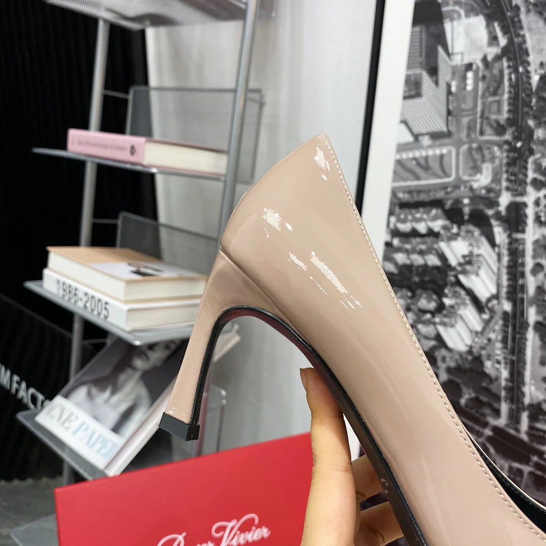 Каблук-банан RV-7-5 см - темно-абрикосовый