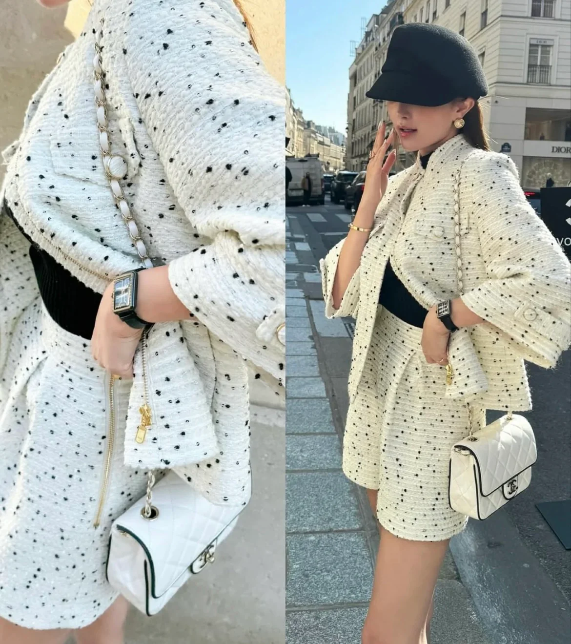 Chanel 25 пенсов - Panda Square Fat Man - White