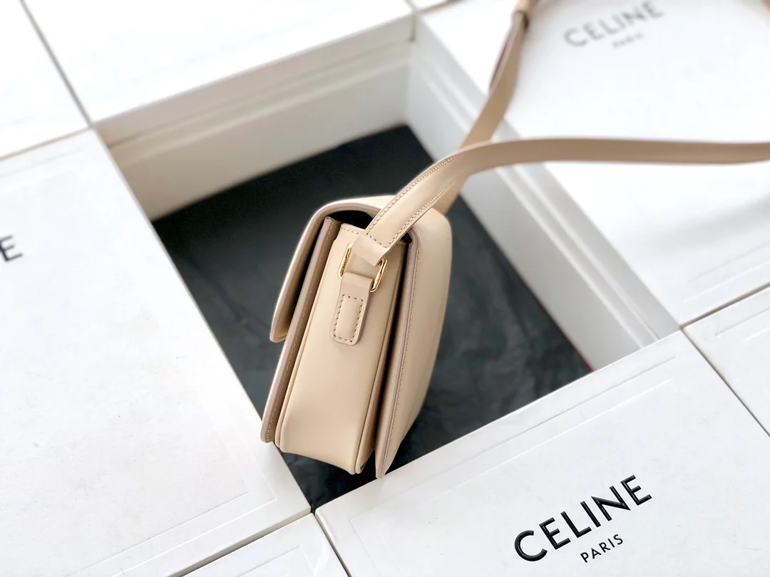 Сумка Celine Triomphe из телячьей кожи - подростковая - 18 - 5 см - 10