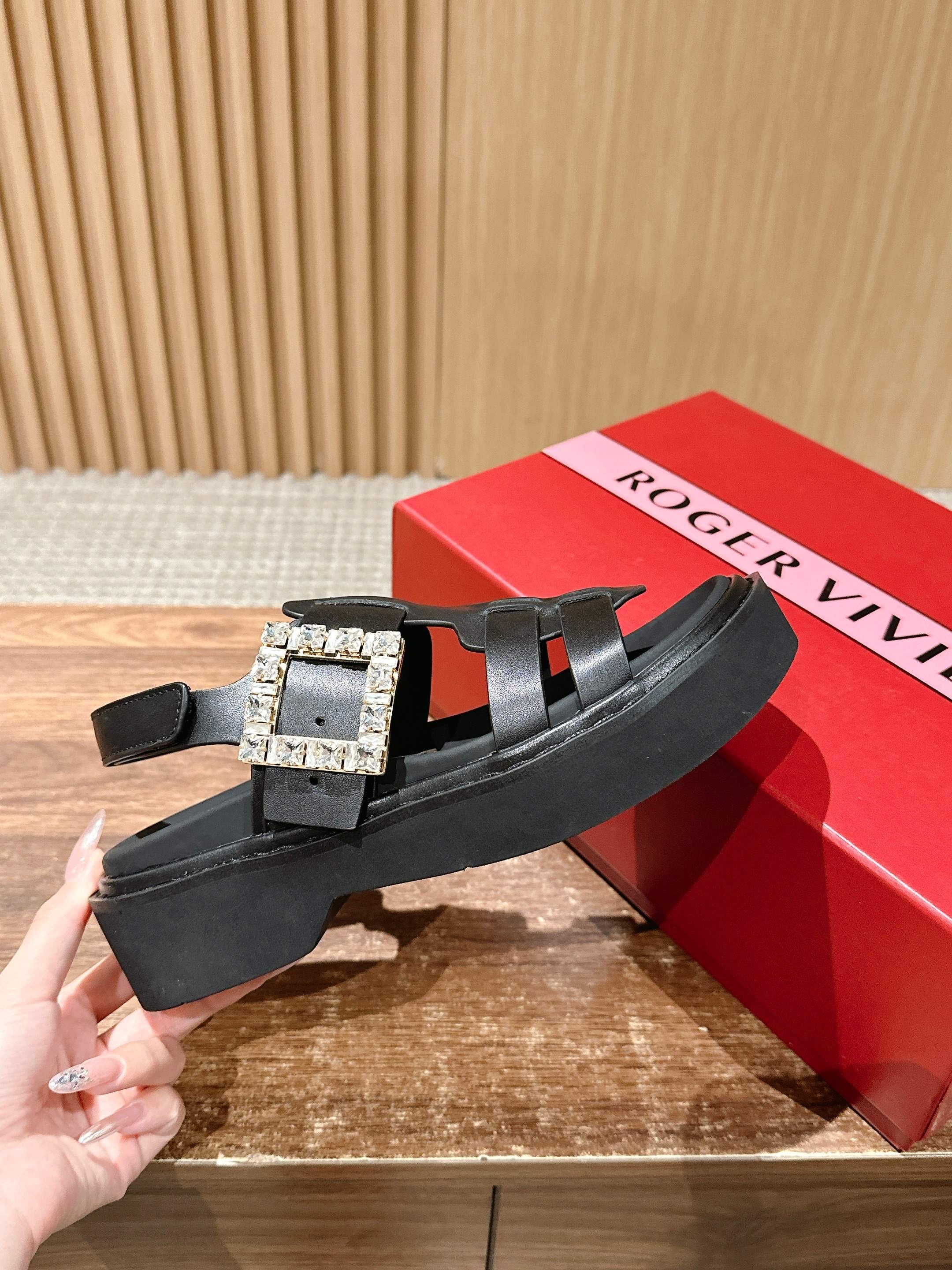 RV - Римские сандалии - Бриллиантовая пряжка