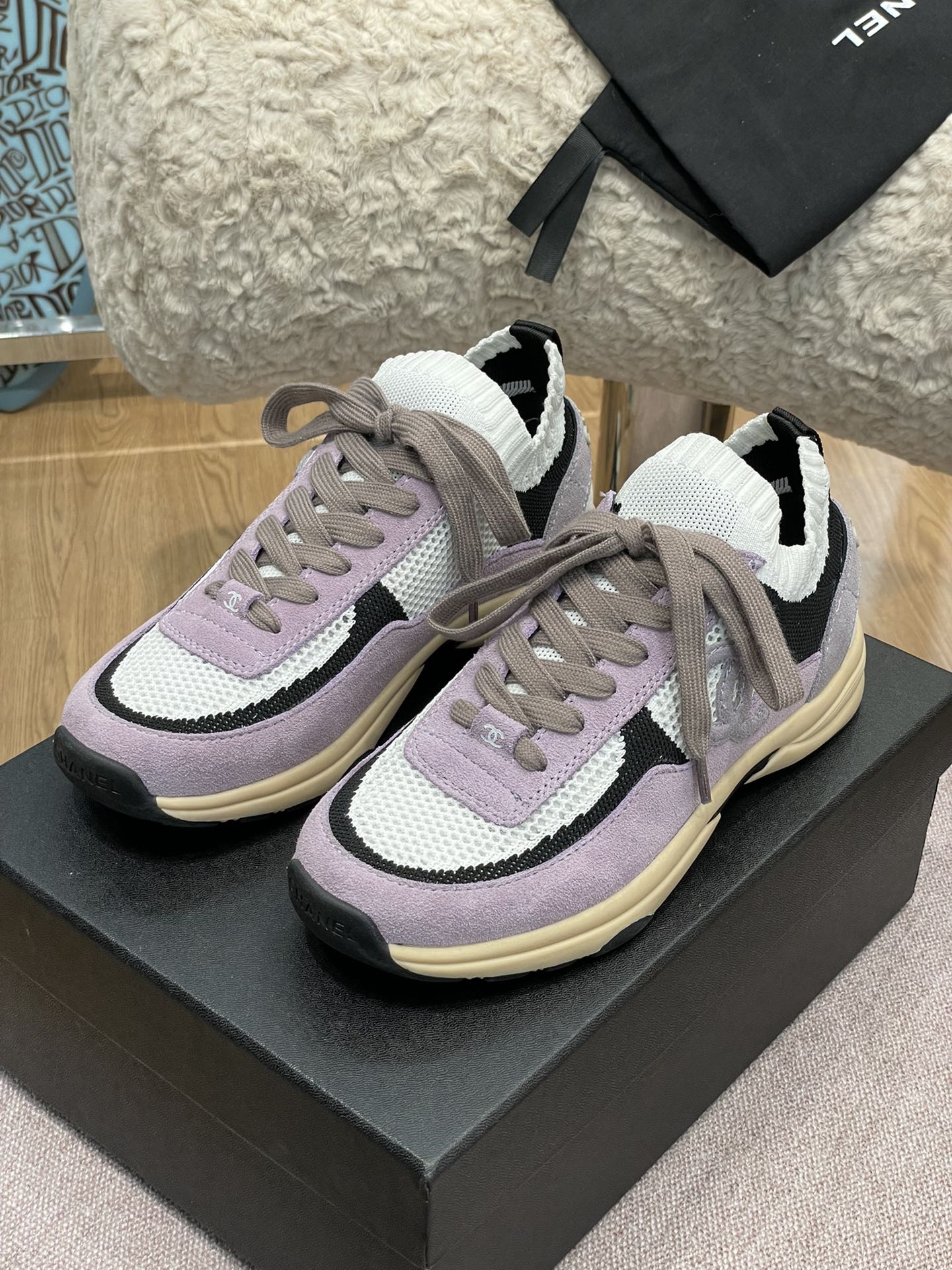 Chanel - Массивные туфли - Кроссовки - 4