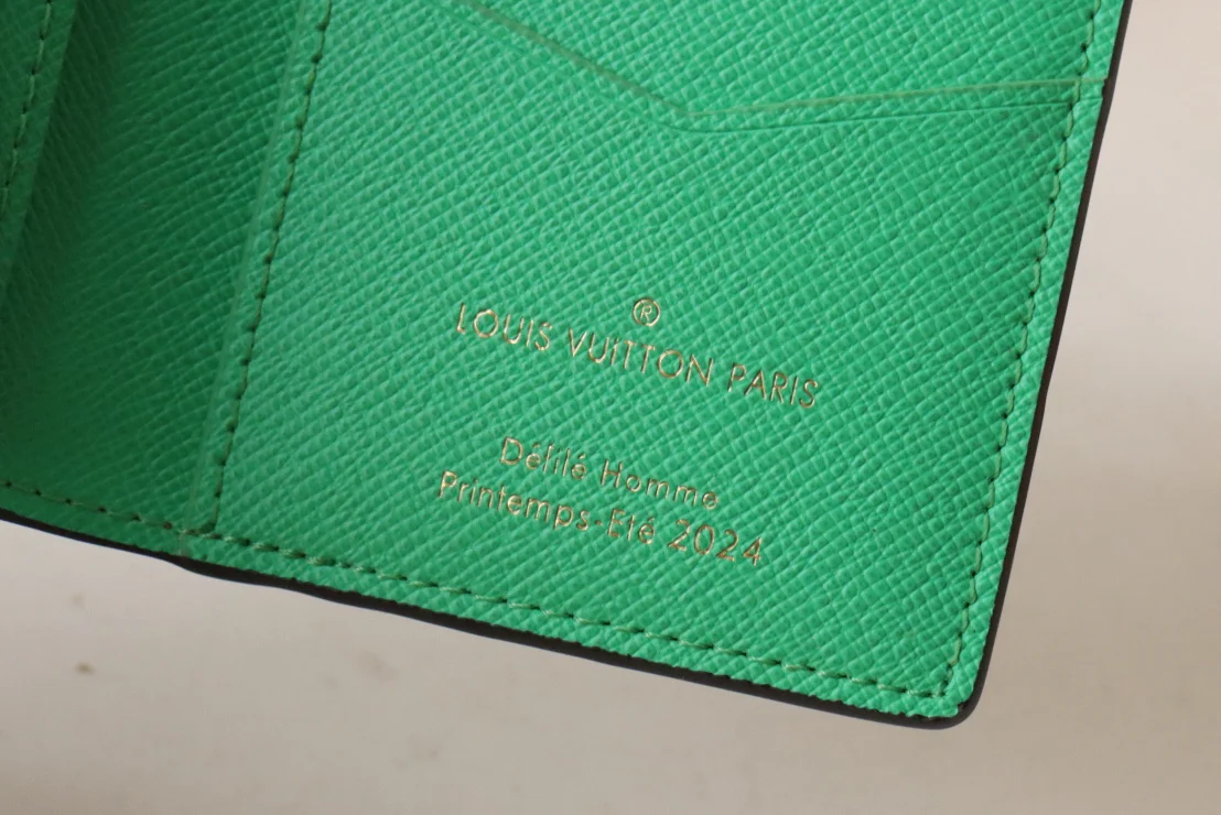 LV-m80614-Осенне-зимний новый карманный кошелек, зеленый в клетку