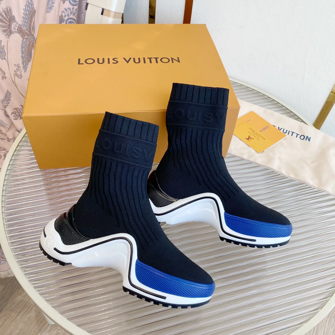 LV - Классический подиумный стиль - Ботинки-носки в стиле 