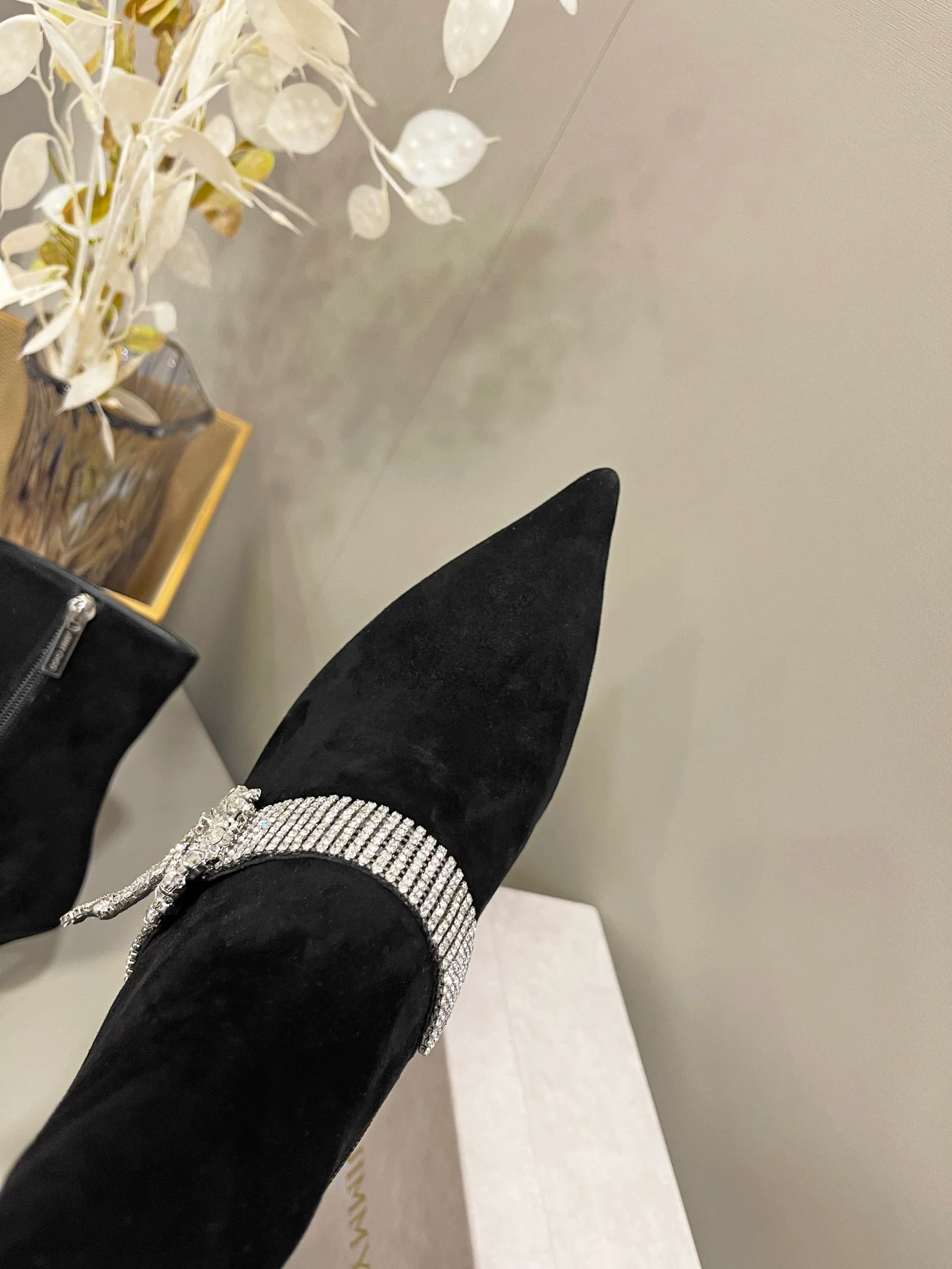 Новинка сезона осень/зима 2022 от Jimmy - Ботильоны на шпильке - Черные - 2