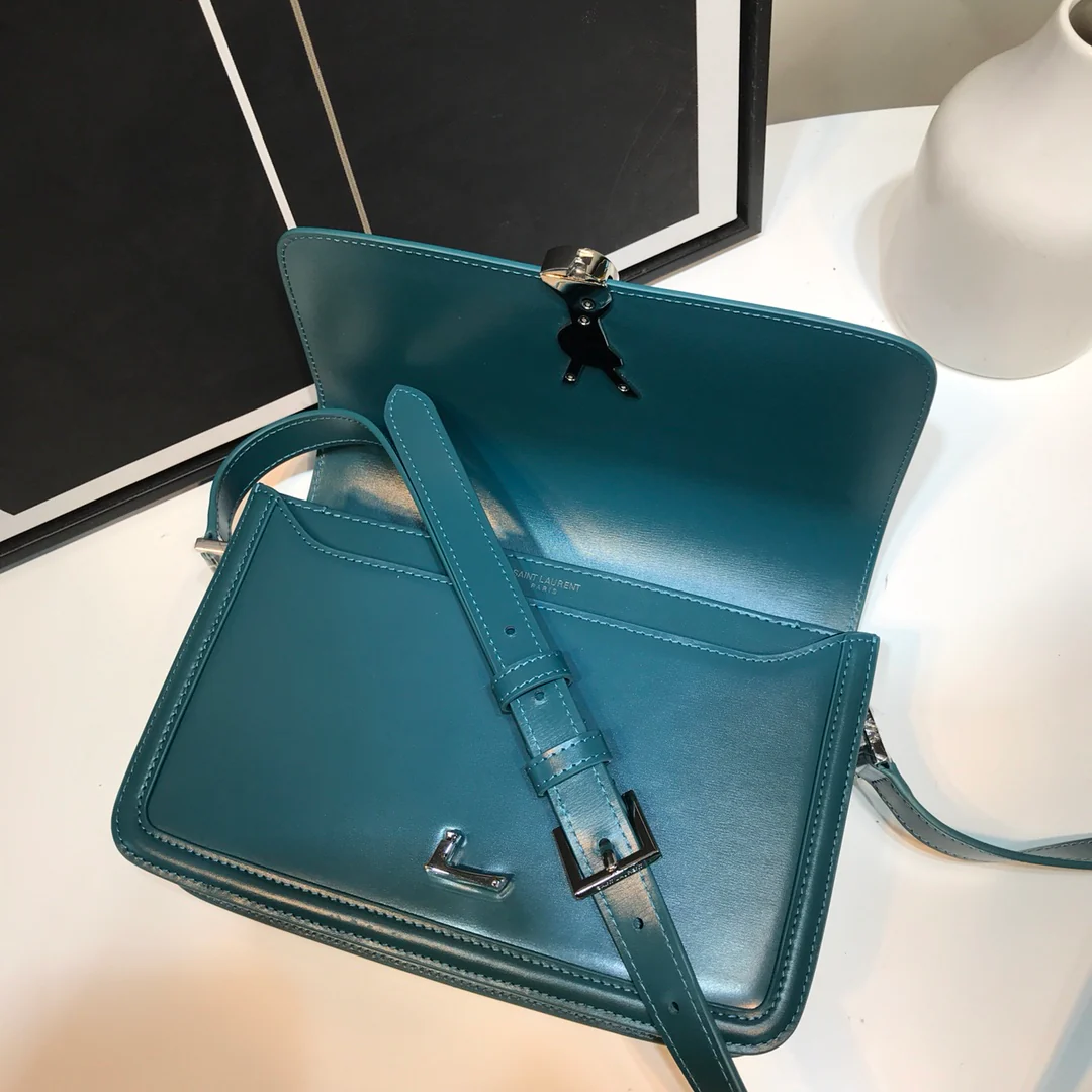 Сумка YSL Solferino Tofu - Зеленый - 23см