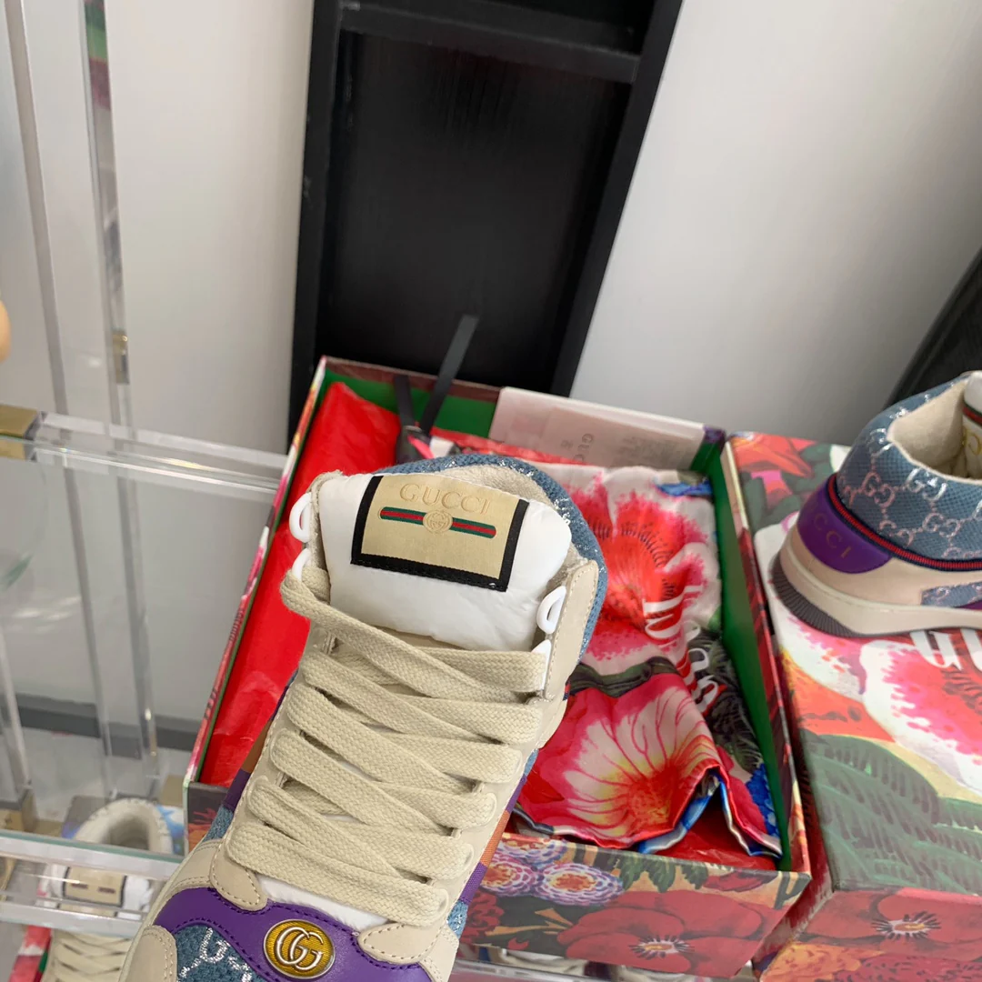 Высокие кроссовки Gucci - Грязные кроссовки - 3