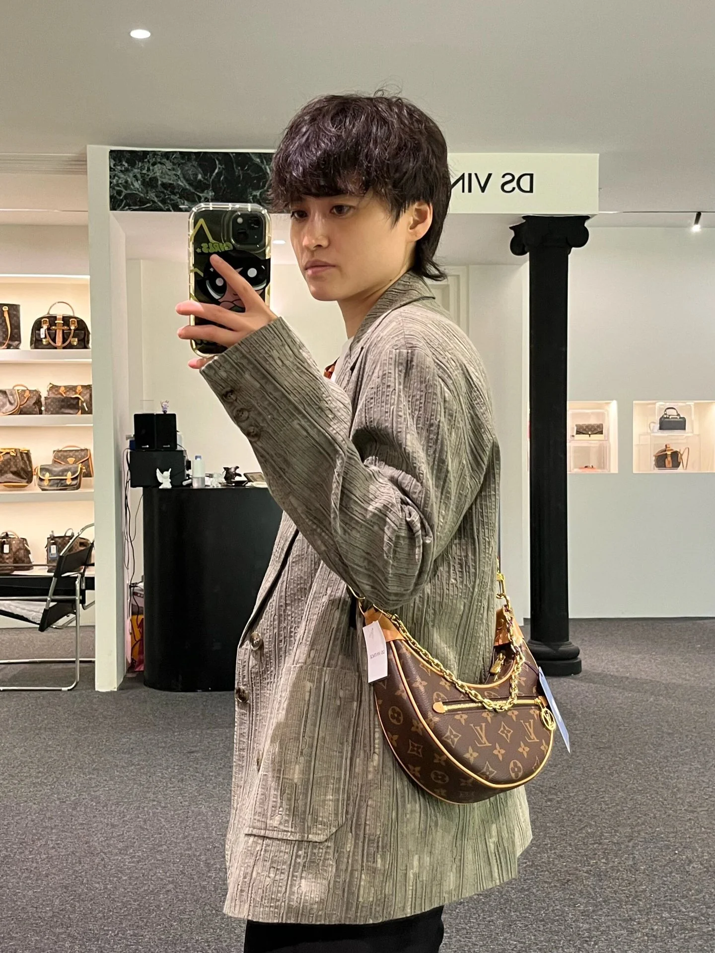 m81098-LV-loop Сумка-мешок с петлями, наплечная/кроссбоди