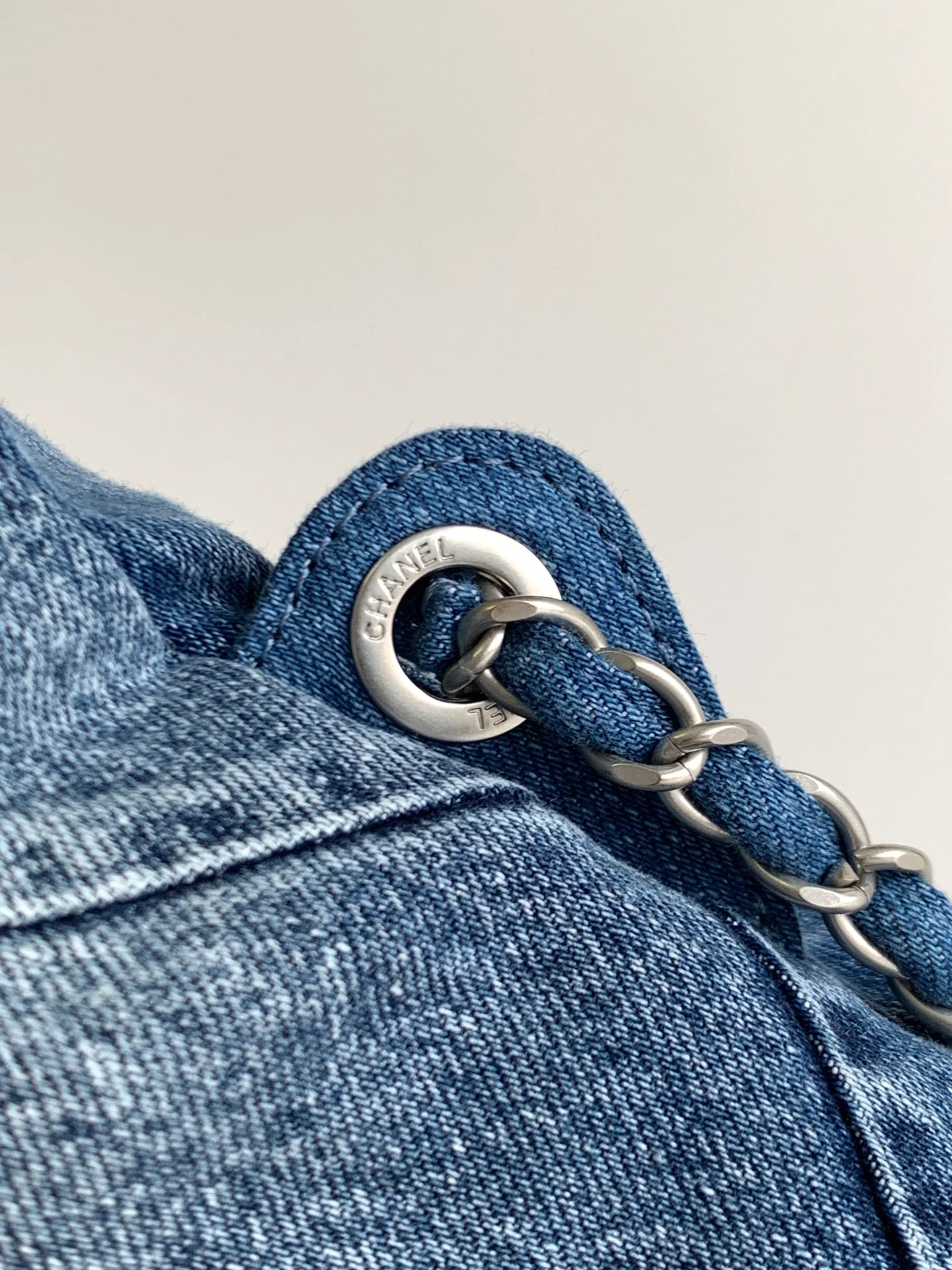 Сумка Chanel 22bag - джинсовая версия - рюкзак