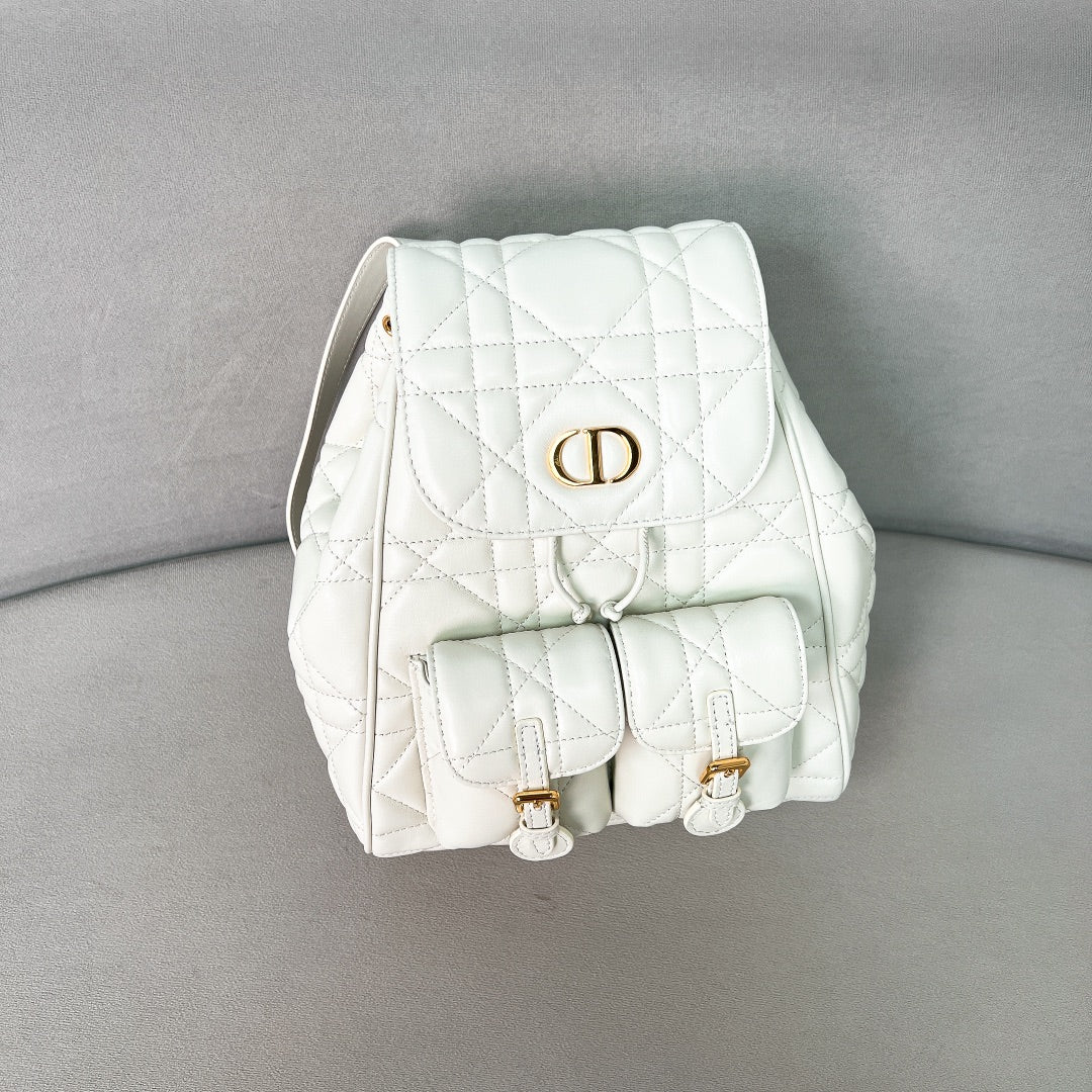 Рюкзак Dior-caro - абрикосовый