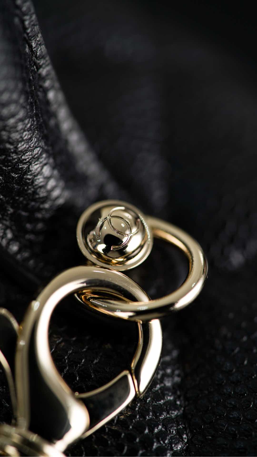 Сумка-ланчбокс Chanel 25c Lychee Beef - черно-золотая