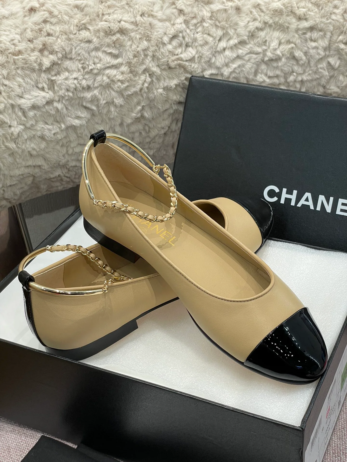 Chanel - Изысканная цепочка - Туфли Мэри Джейн - 3