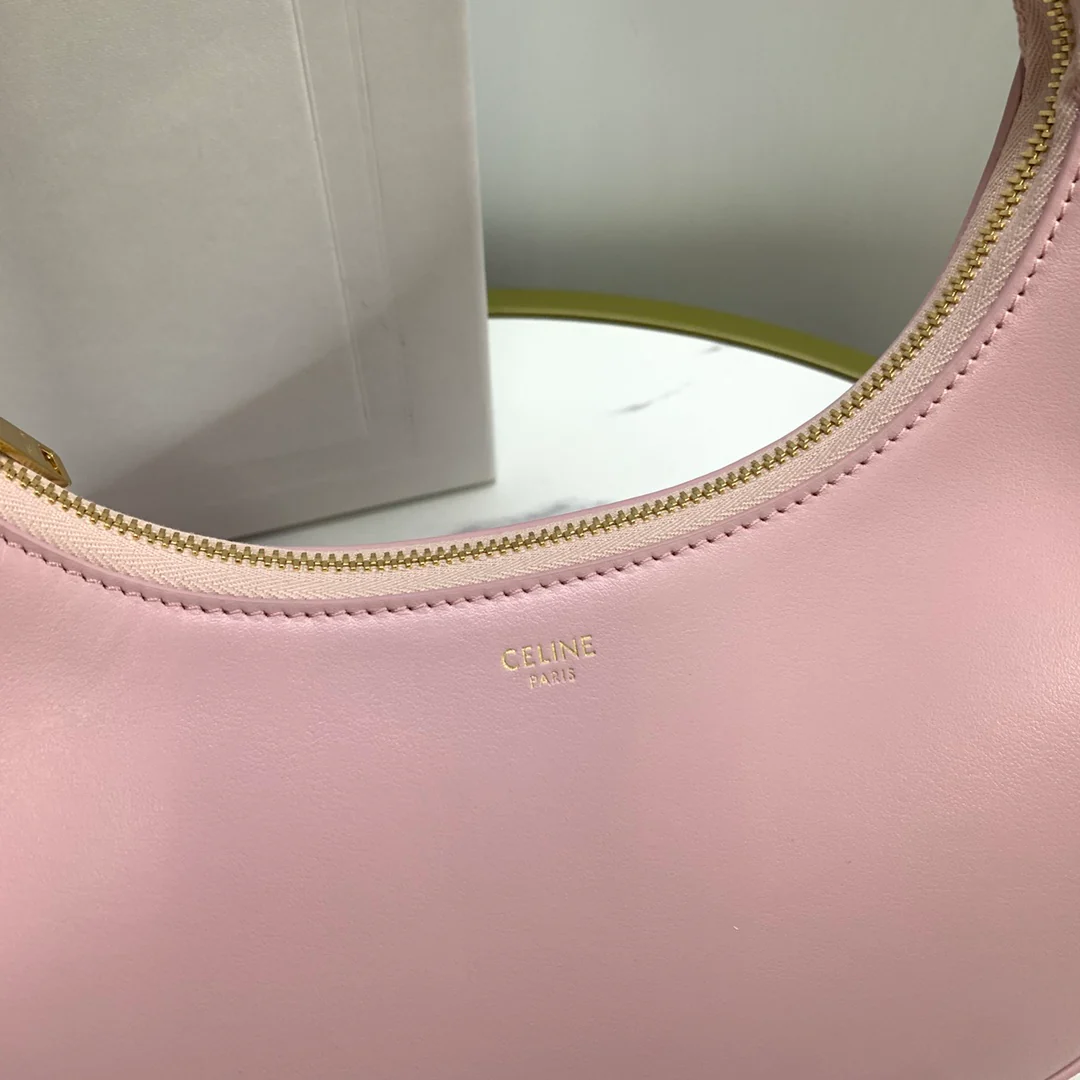 Сумка через плечо Celine Ava - гладкая кожа - розовая