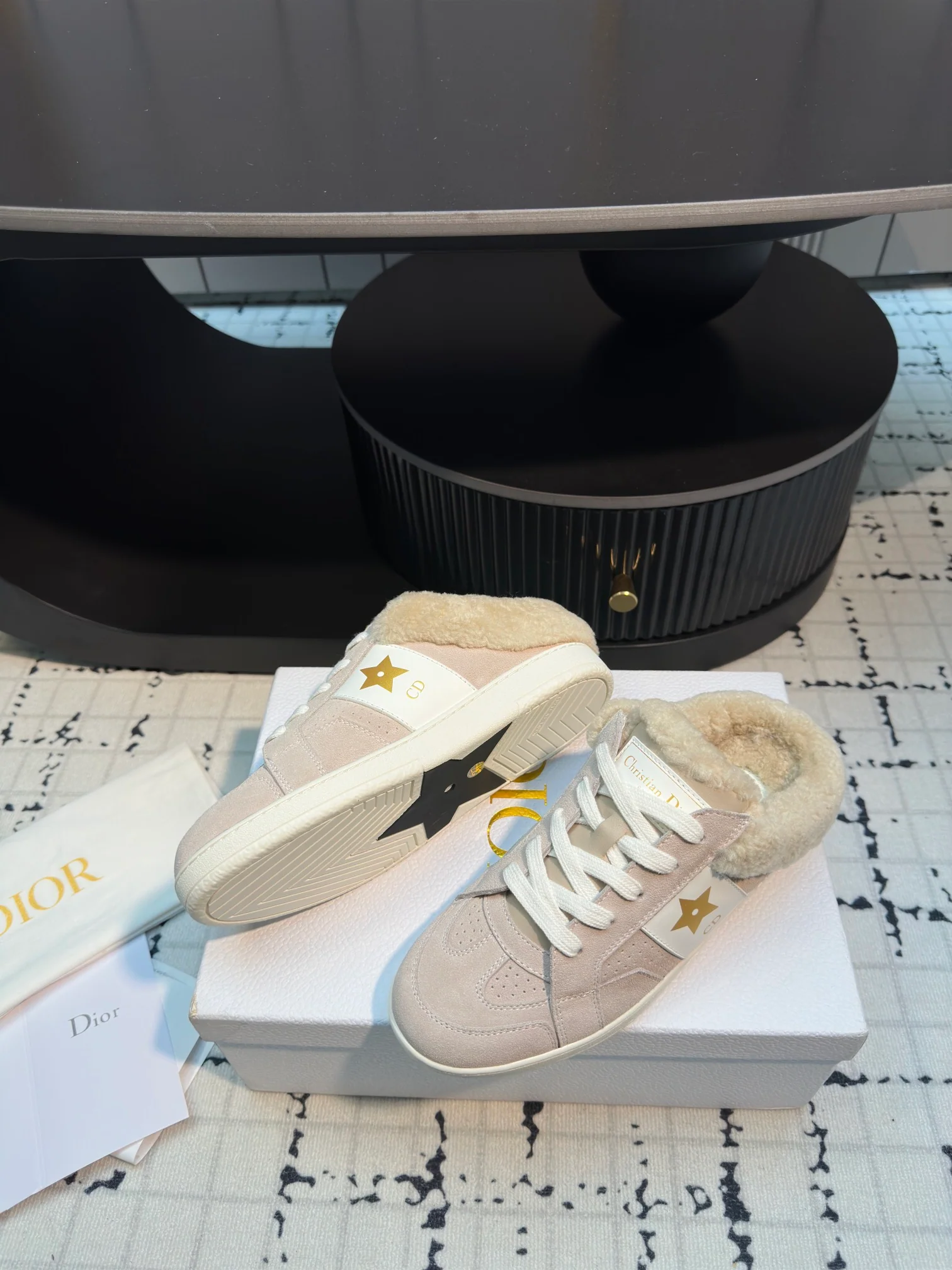 Didi - шерстяные кроссовки 2024 года - бежевые