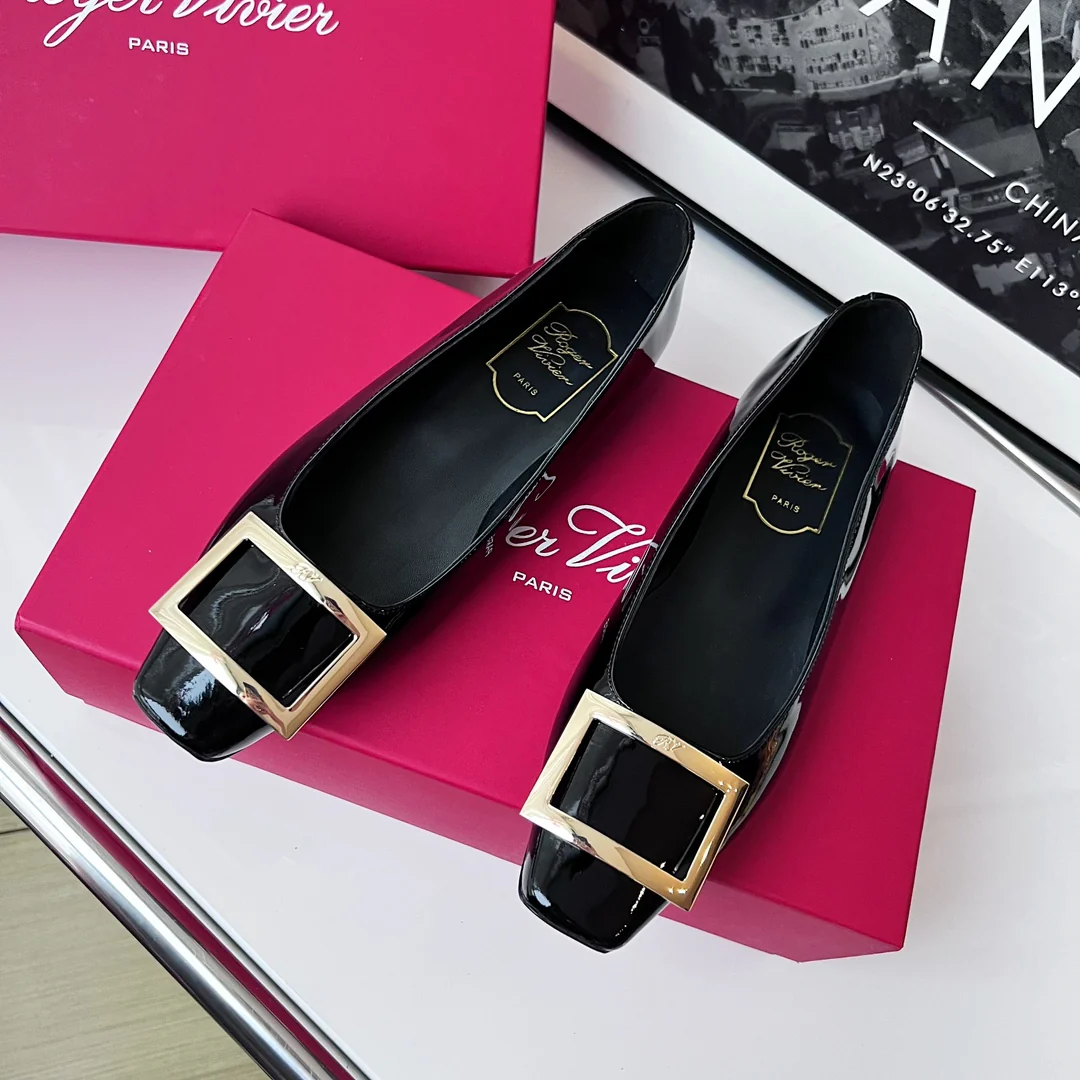 Туфли RV - классические балетки - черные