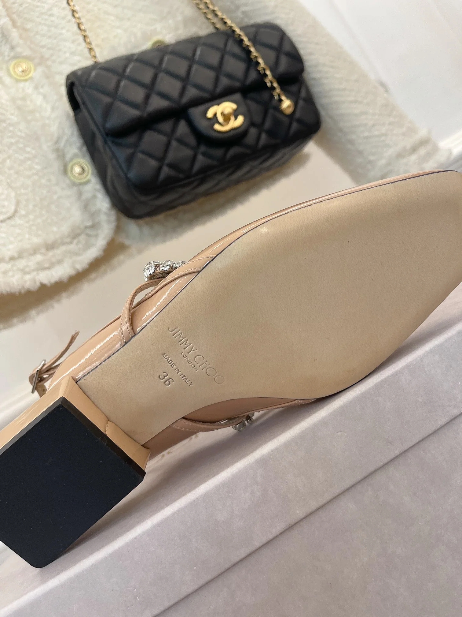 Сандалии Jimmy Pink с квадратным носком