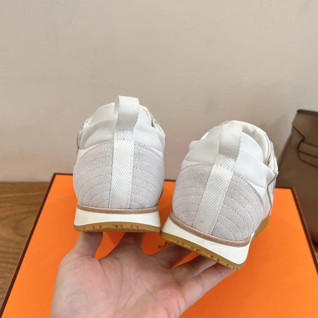 Повседневные туфли Hermes 2024 - белые