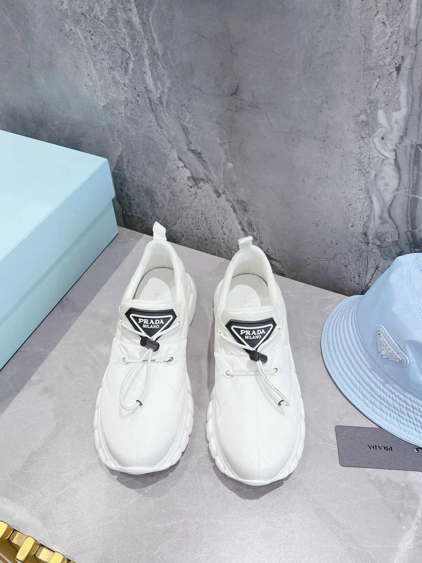 Обувь Prada - Prada - ультралегкая - кроссовки для бега - повседневная обувь - белая