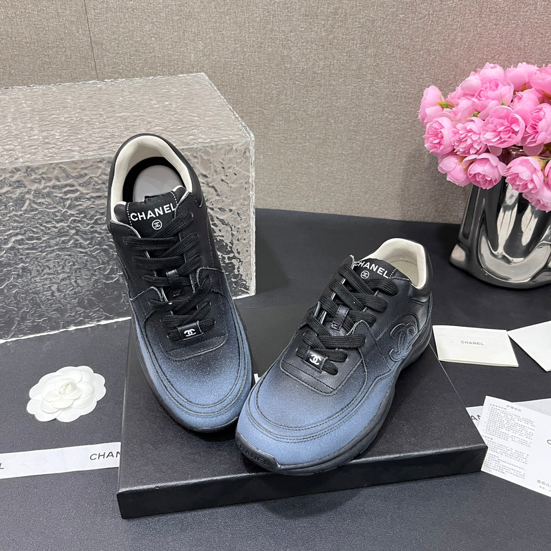 Повседневные туфли Chanel 2024 - синие