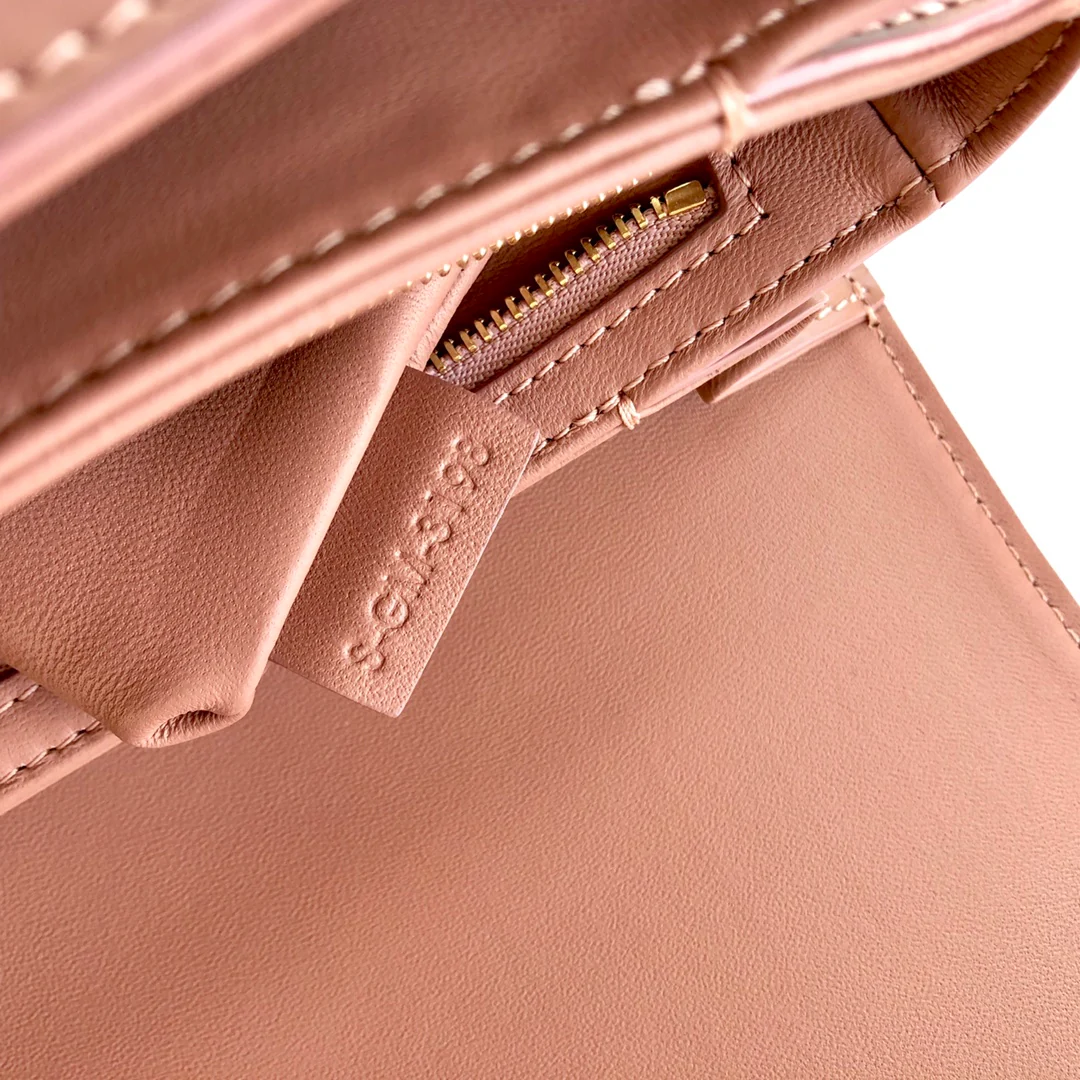 Celine Triomphe Medium Calfkin Rose Pink