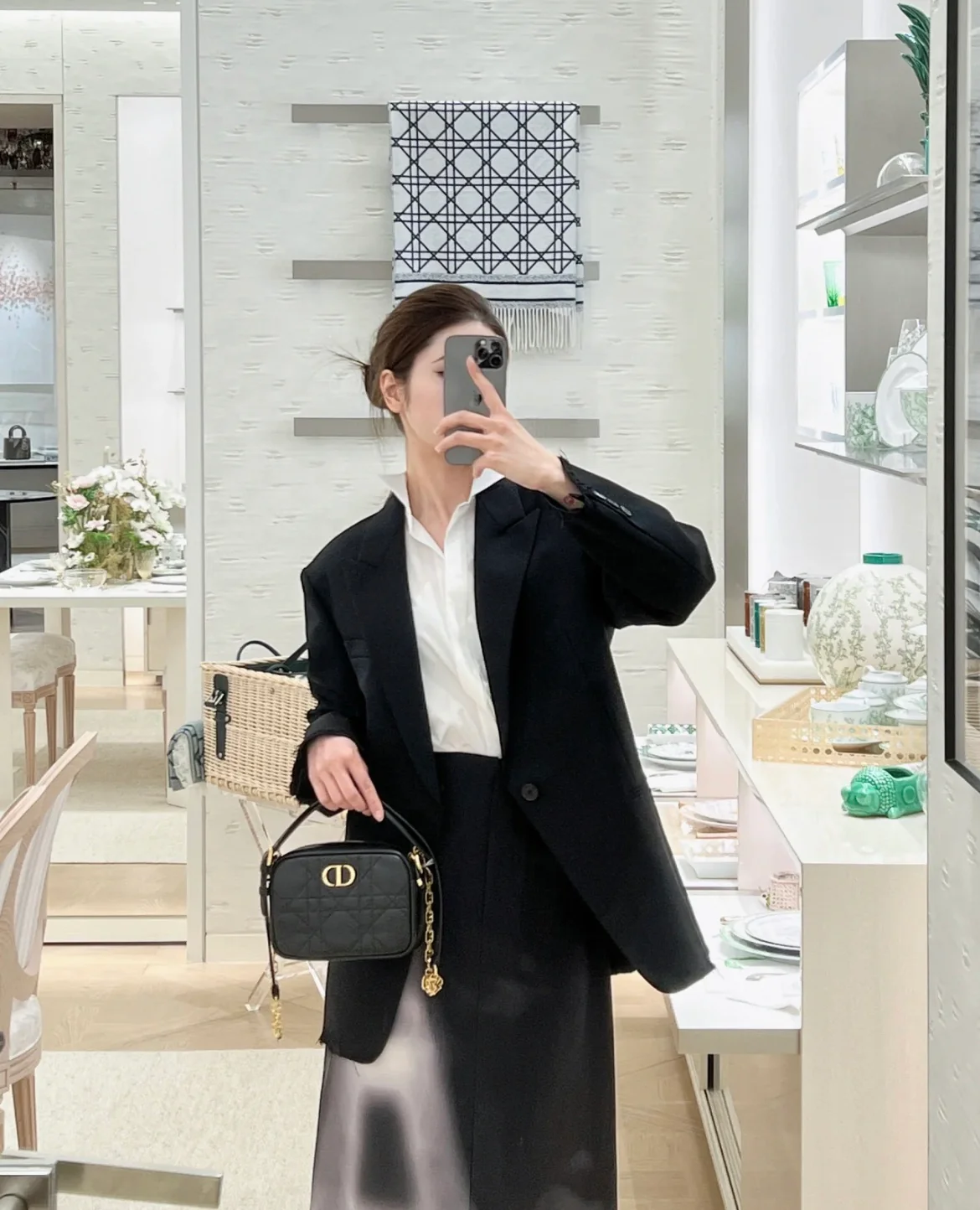 Фотосумка Dior-caro - черная