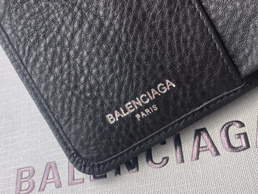 Balenciaga-最新款三折钱包-可放照片