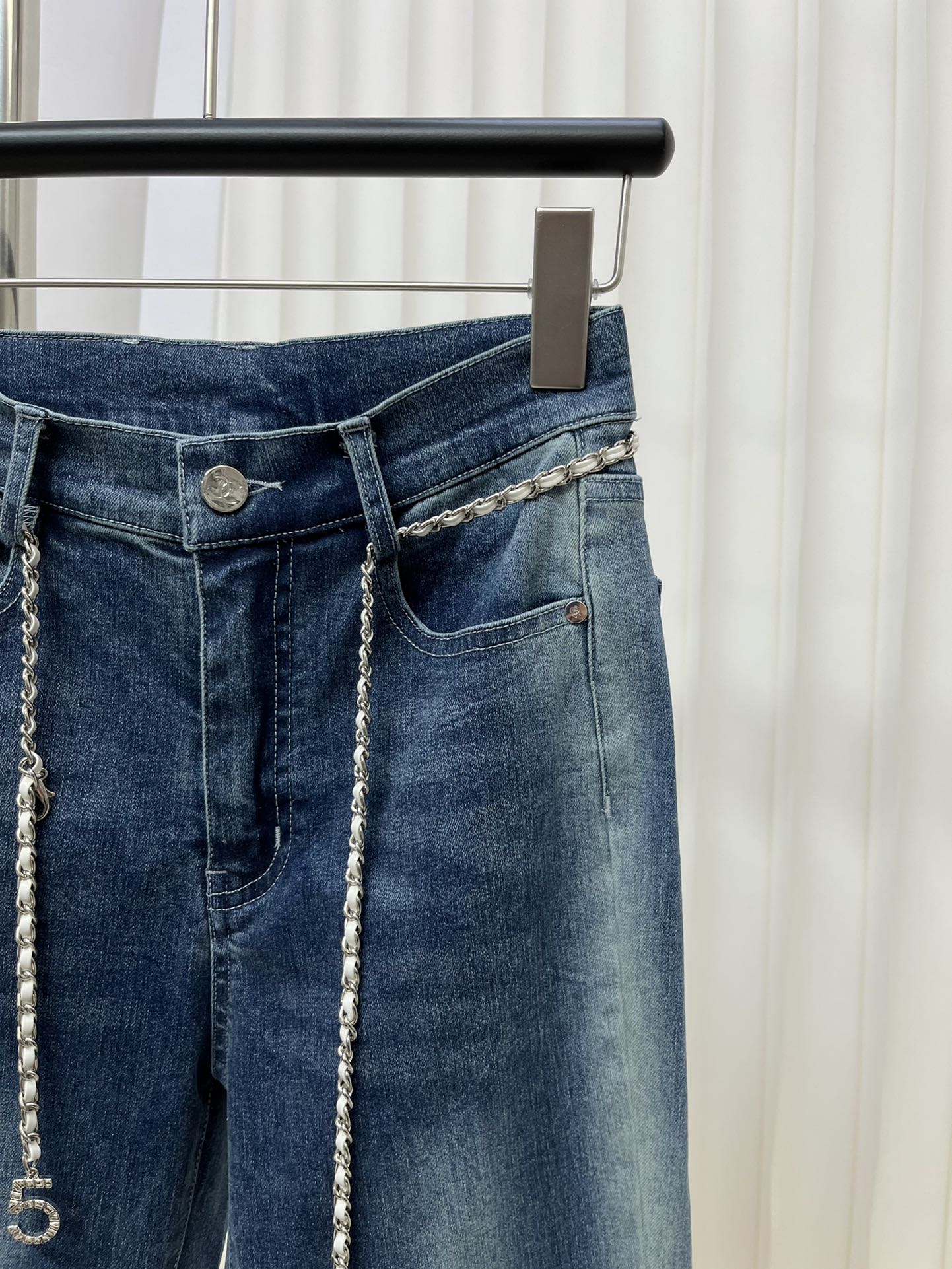 Джинсы Chanel 2403 Gradient Flared Jeans - 1