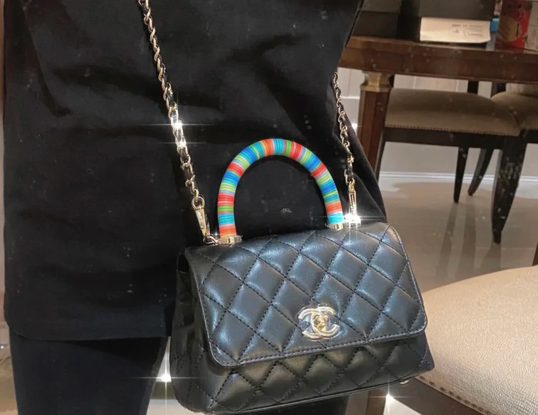 Мини-сумочка Chanel Coco Handle Rainbow