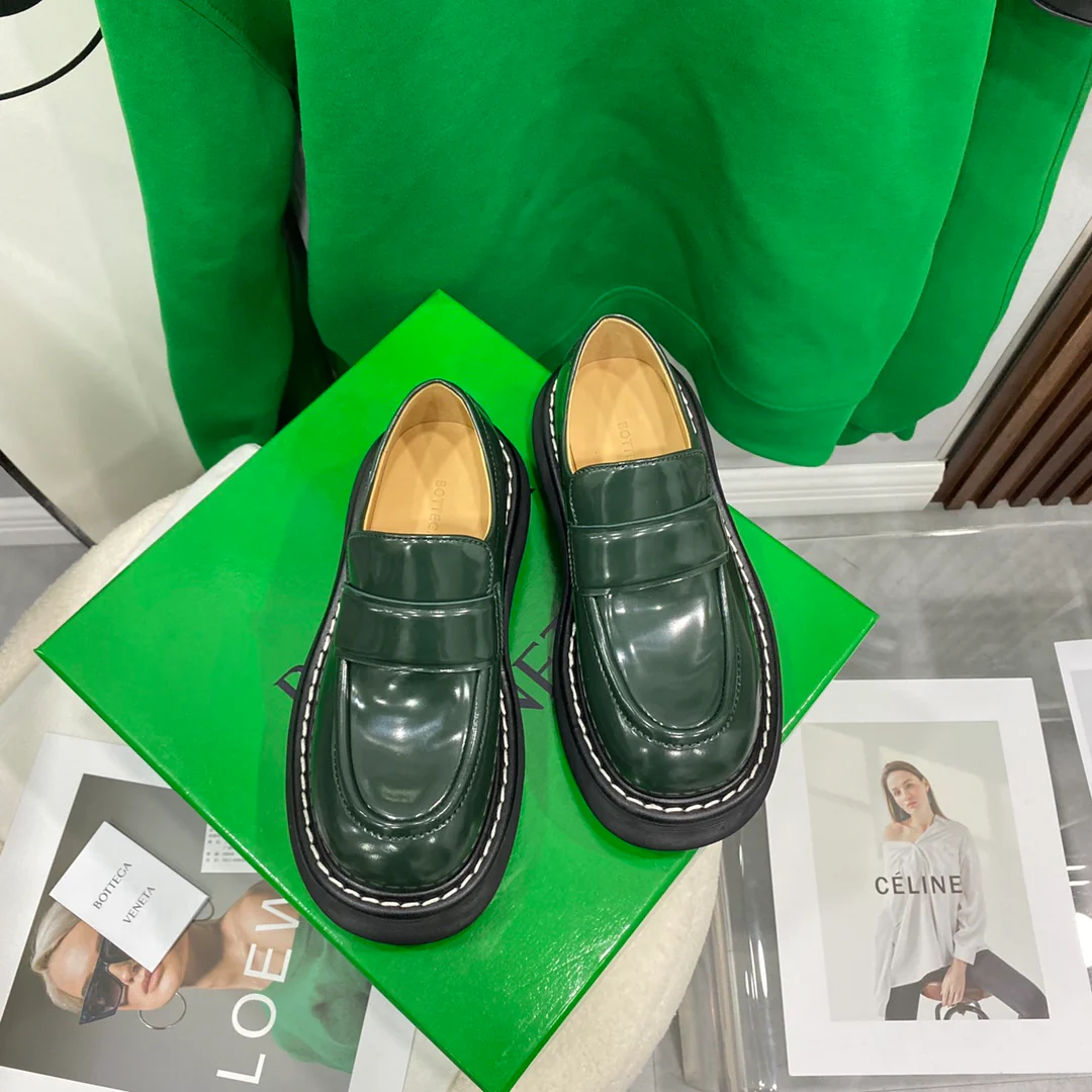 BV - Ботинки Dr. Martens на платформе - зелёные