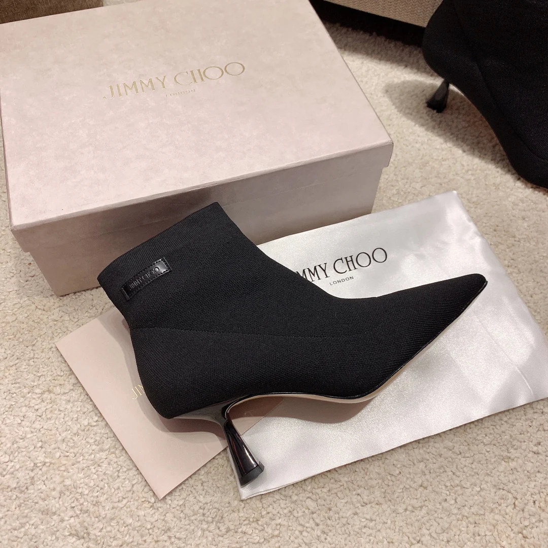 Ботинки-носки Jimmy с острым носком и эластичным носком - 6-5 см