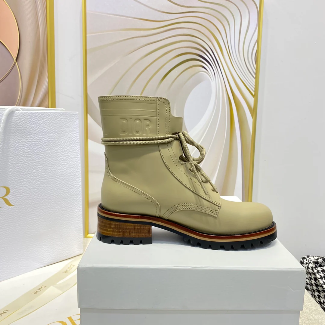 Dior - Ботинки с низким вырезом - Светло-зеленый цвет 