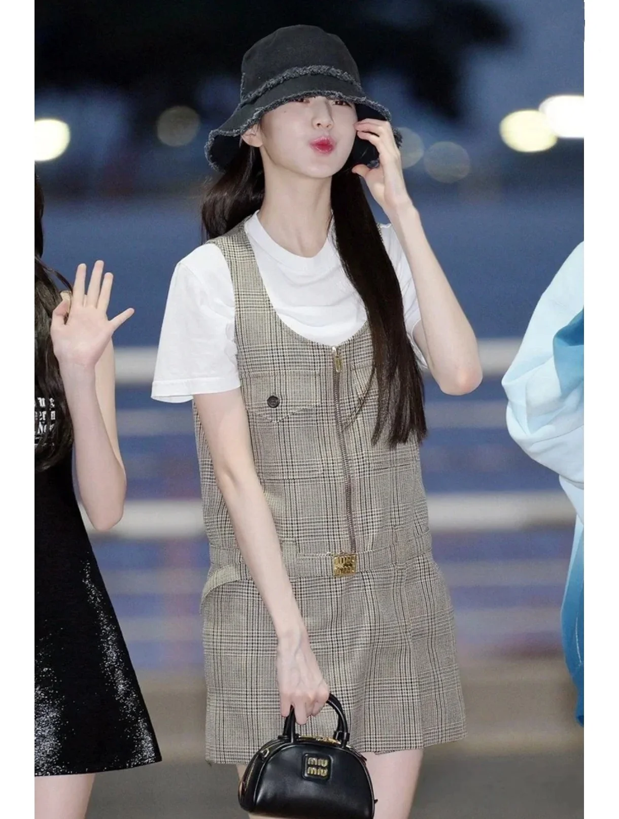 Сумка для боулинга Miu Miu - черная