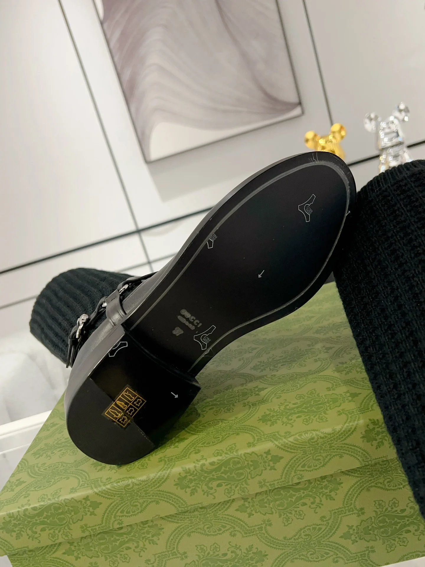 Gucci - Новинка сезона осень/зима 2023 - Шерстяные сапоги до колена