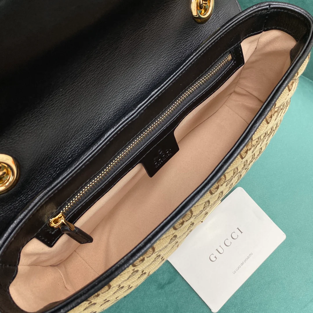Gucci Marmont Medium 26cm Canvas Monogram