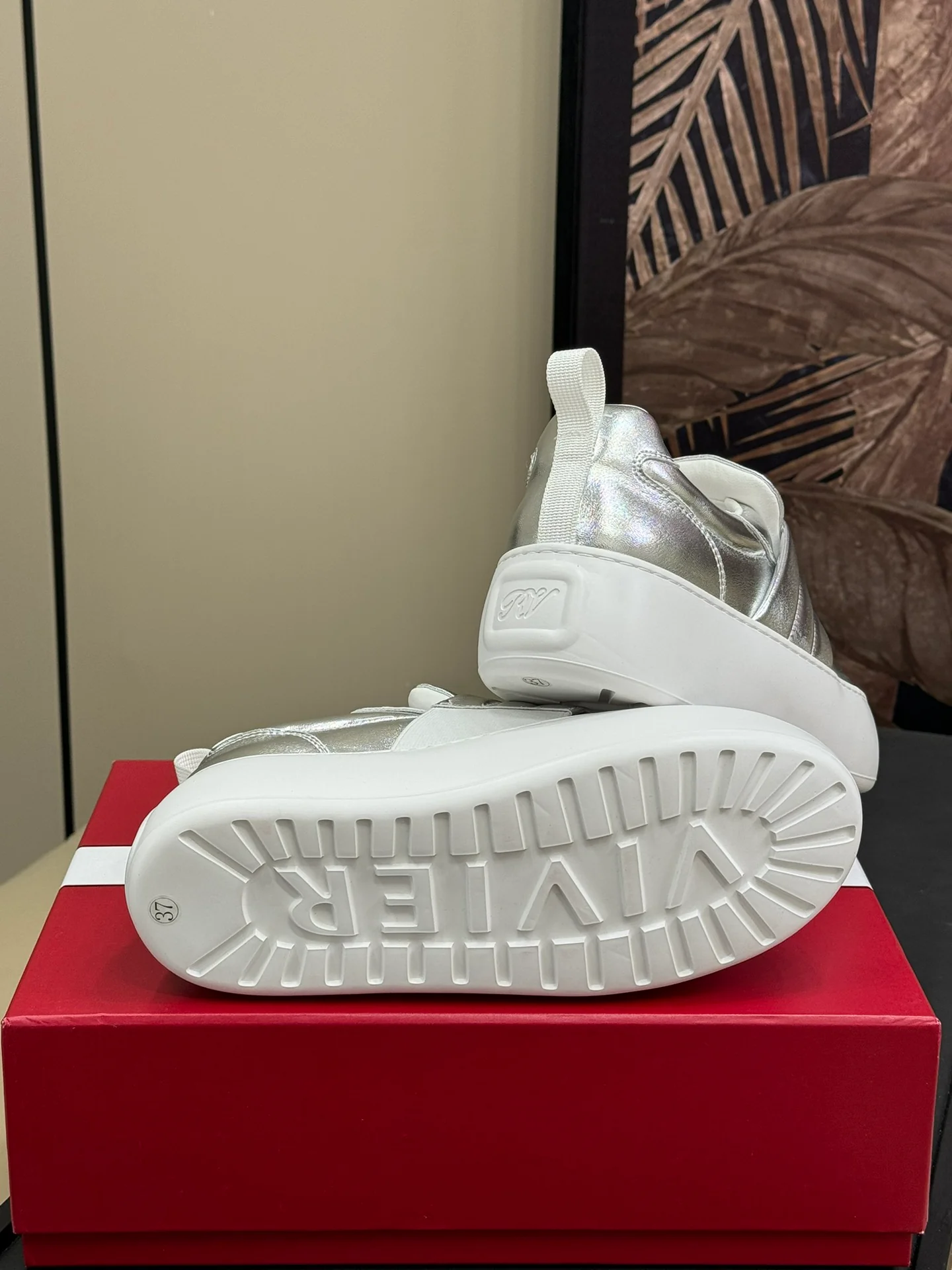 Обувь RV - 2024 - лоферы - серебристые