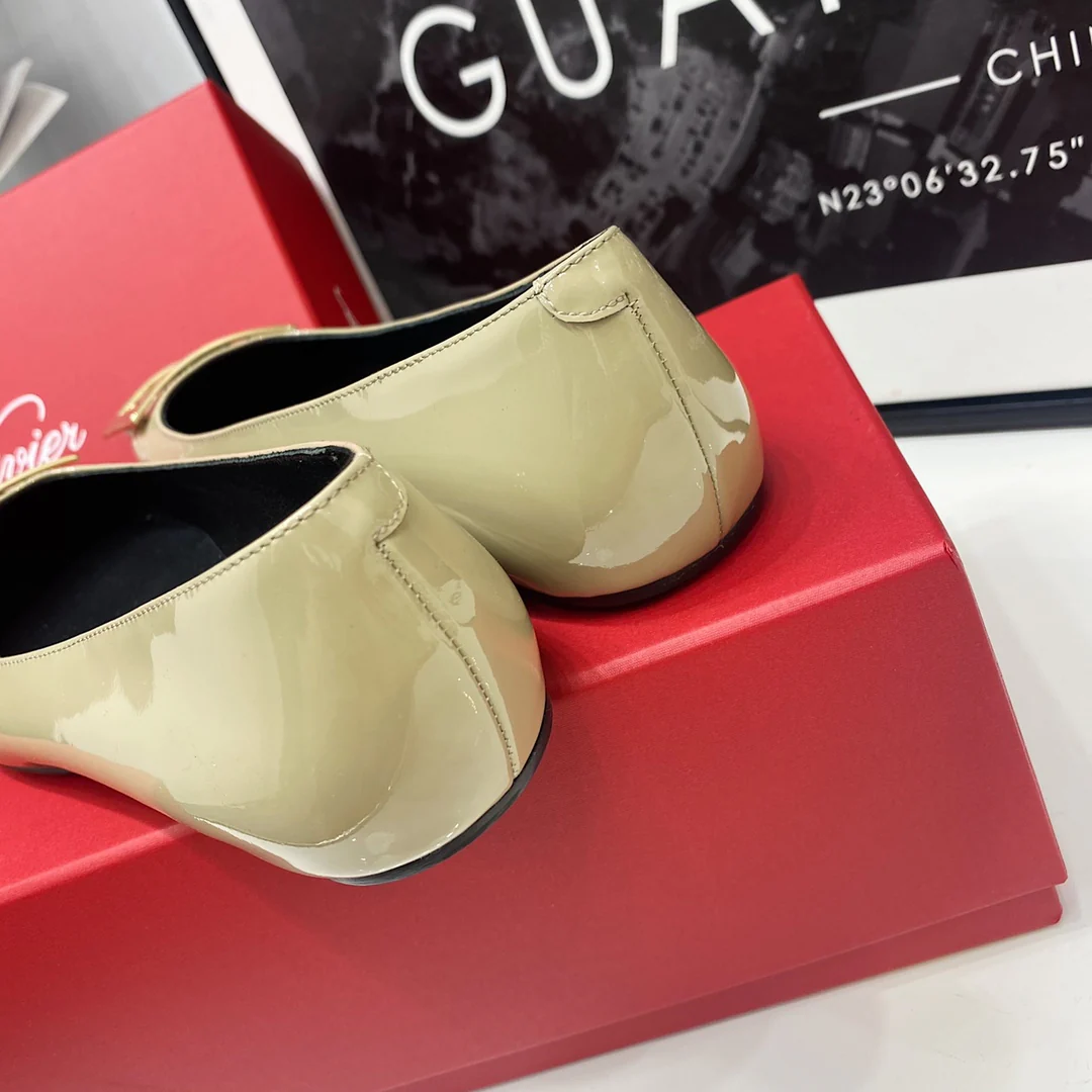 RV-Flat Bottom Square Toe-Elephant Grey