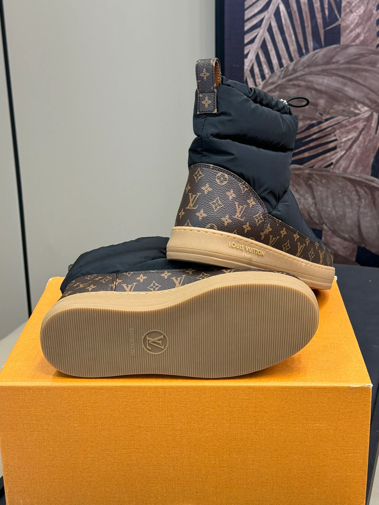 Снежные ботинки LV-2024 - черные