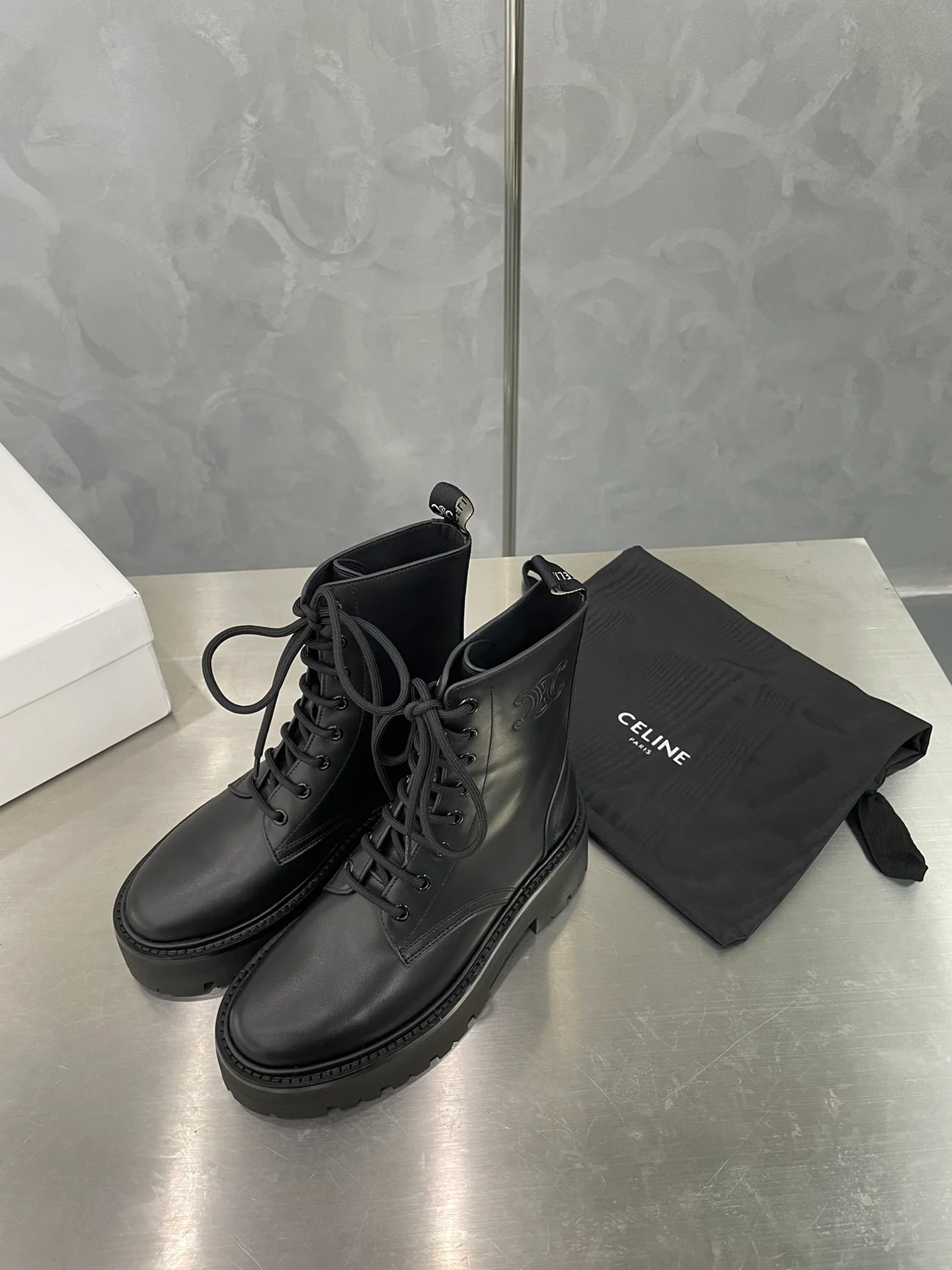 Celine - Сапоги для верховой езды - В стиле знаменитостей - Черные