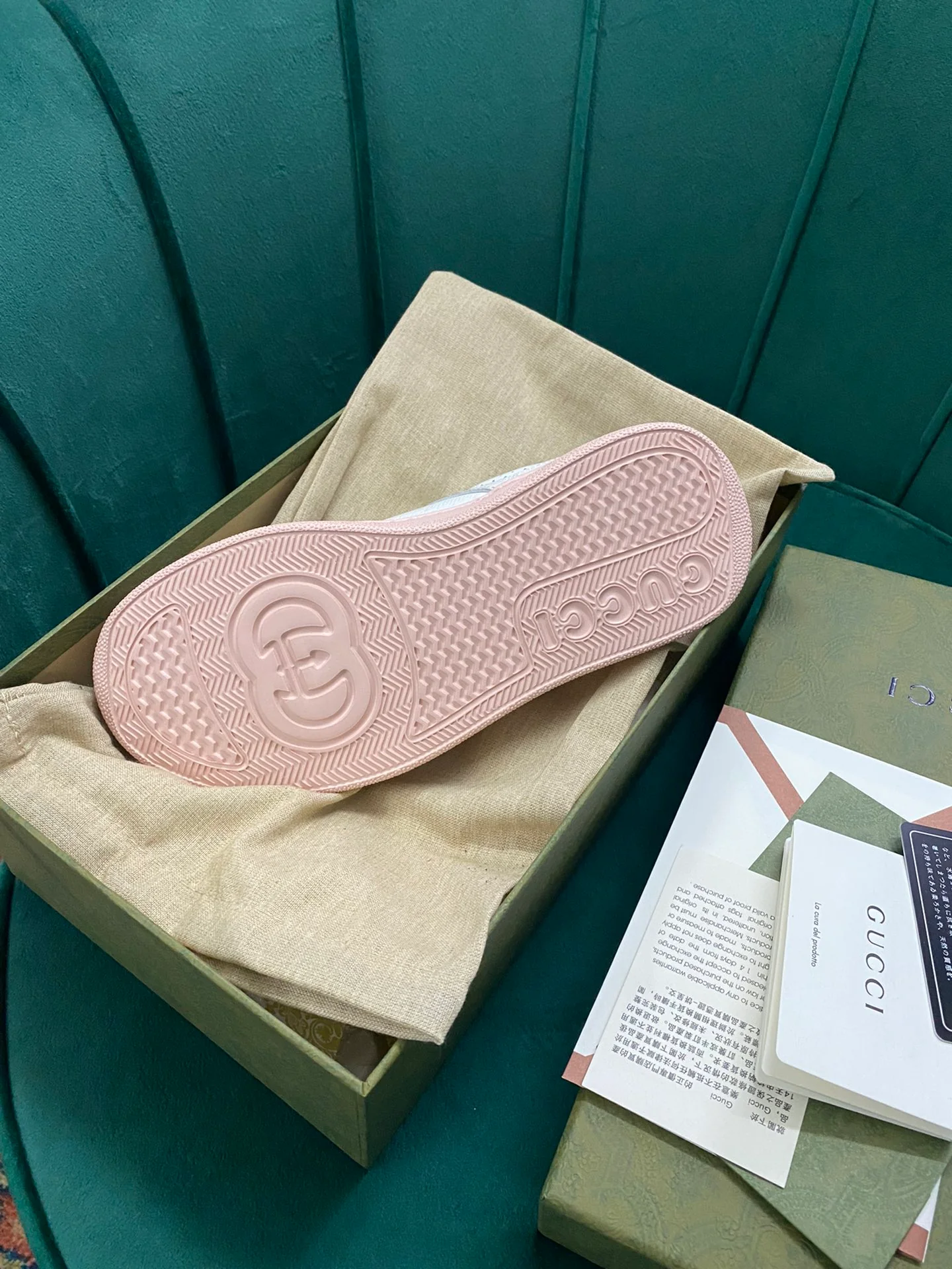 Кроссовки на платформе Gucci - 3