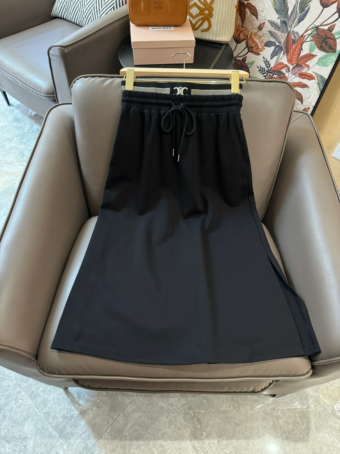 Комплект из рубашки-поло с коротким рукавом Celine 2404 - черный