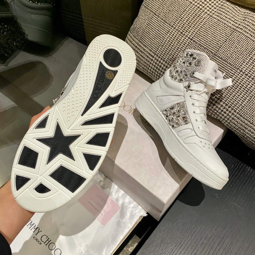 Jimmy - Перламутровый верх - Платформа - Высокие - Повседневные туфли - Черные